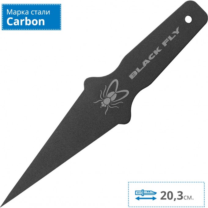 Нож COLD STEEL BLACK FLY 80STMA CS_80STMA Нож COLD STEEL BLACK FLY 80STMA CS_80STMA